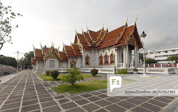 Wat Benchamabophit  der Marmortempel  Bangkok  Thailand  Asien