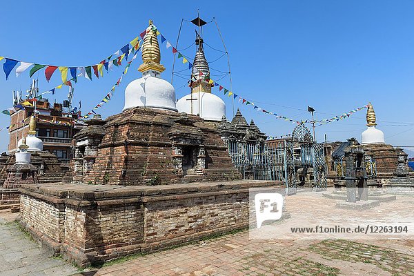 Kirtipur Ashoka Stupa oder Chilancho Vihar  Buddhistisches Heiligtum  Kirtipur  Nepal  Asien