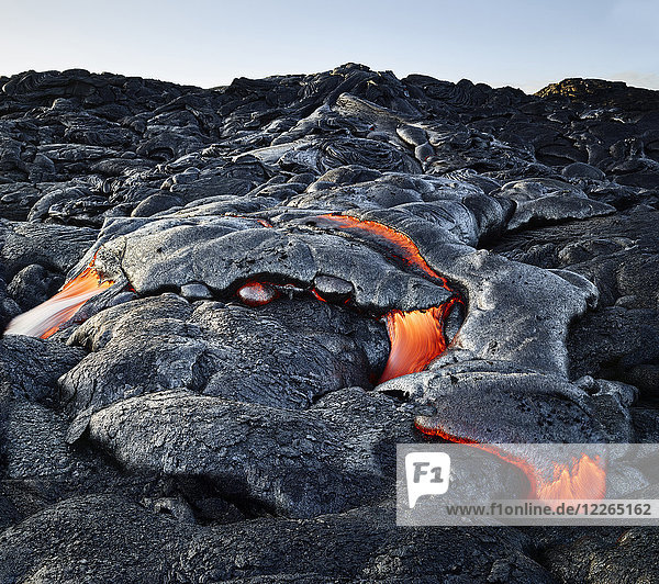 Hawaii  Big Island  Hawai'i Volcanoes National Park  lava