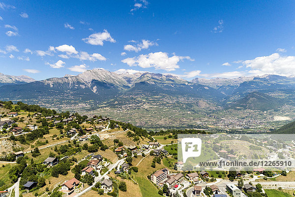Schweiz  italienische Schweiz  Alpen  Dorfantenne
