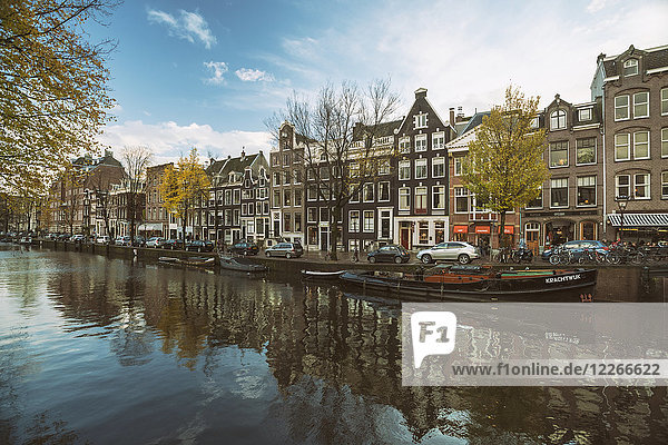 Niederlande  Holland  Amsterdam  Altstadt  Häuser am Kanal