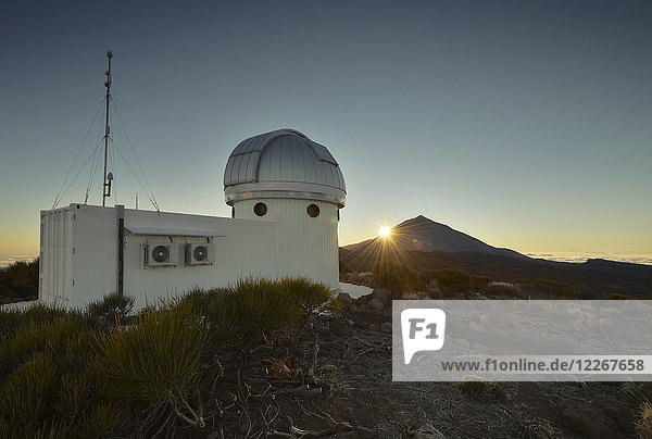 Spanien Kanarische Inseln Teneriffa Sternwarte Teide