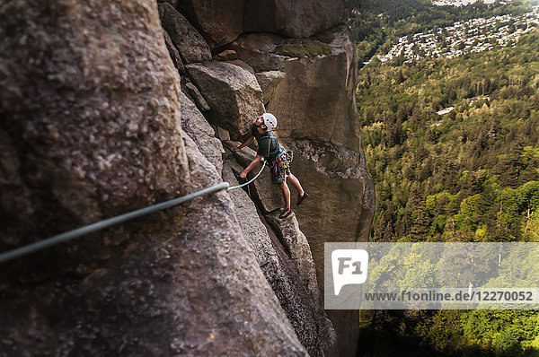 Menschenhandel im Aufstieg bei The Chief  Squamish  Kanada