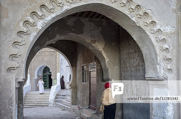 Bab Mkabar gate  medina  Tetouan  UNESCO World Heritage Site  Morocco.