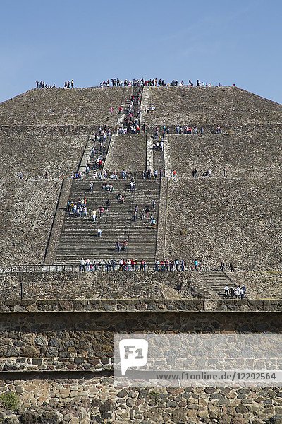 Pyramid of the Sun  Teotihuacan Archaeological Zone  State of Mexico  Mexico