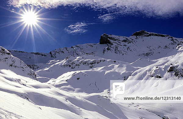 Frankreich  Haute Pyrenees  Aure-Tal  Skigebiet Piau Engaly