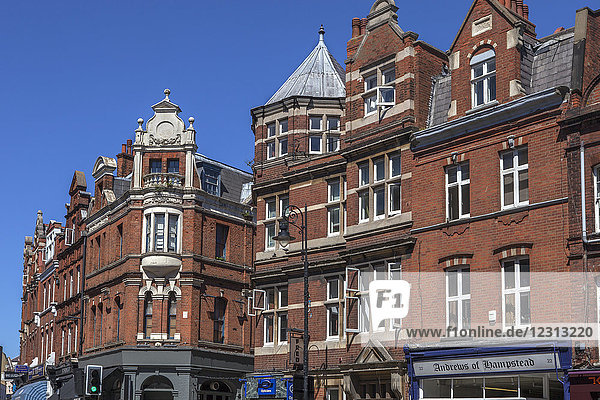 Vereinigtes Königreich  UK  England  Großbritannien  London  Stadtteil Hampstead  viktorianische Gebäude
