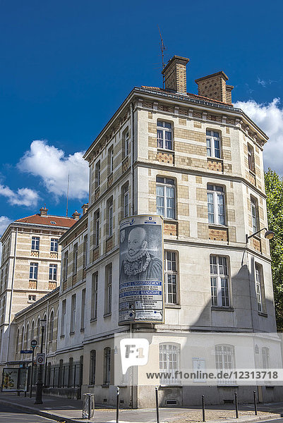 Frankreich  Paris 6. Bezirk  rue Auguste Comte  Gymnasium Michel Montaigne
