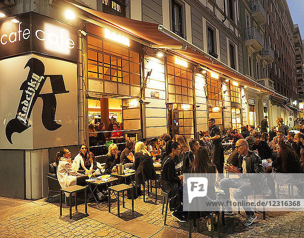Europa   Italien   Lombardei  Mailand  corso garibaldi  radetzky cafe