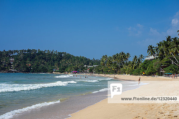 Mirissa Beach on the south coast of Sri Lanka  Asia