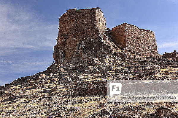 Getreidespeicher der Berber  Agadir Tashelhit  in Form einer Festung  Anti-Atlas-Gebirge  Marokko  Nordafrika  Afrika