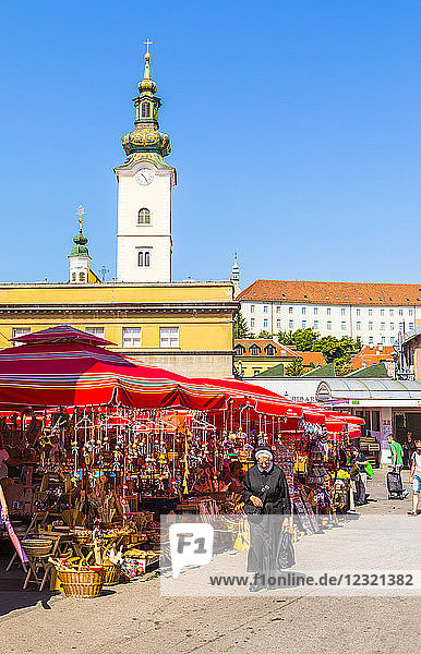 Dolac  Marktplatz  Zagreb  Kroatien  Europa