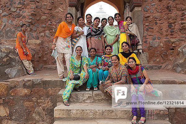 Indische Frauen  Neu-Delhi  Indien  Asien