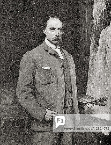 Sir William Quiller Orchardson  1832 – 1910. Scottish portraitist and painter. From Masterpieces of Orchardson  published 1913.