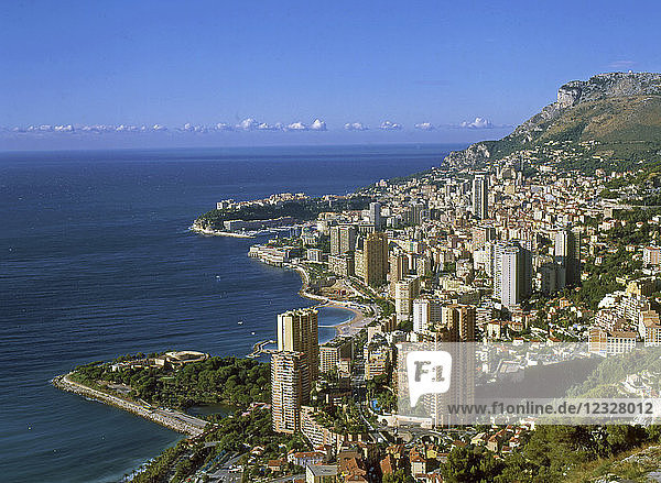 Monaco  Monte Carlo  Luftaufnahme  Skyline