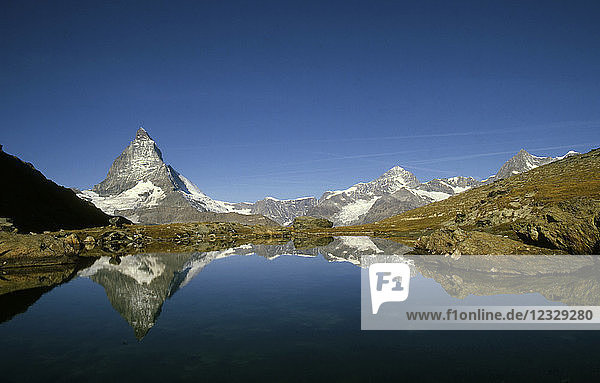Schweiz  Alpen  Zermatt  Matterhorn