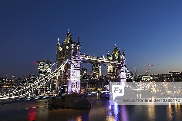 England  London  Tower Bridge at Night