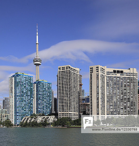 Kanada  Ontario  Toronto  Harbourfront  Skyline  CN Tower
