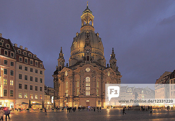 Deutschland  Sachsen  Dresden  Neumarkt  Frauenkirche  Liebfrauenkirche