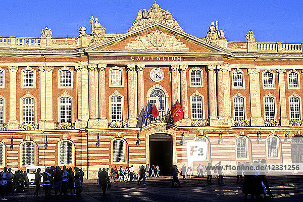 Frankreich  Okzitanien  Departement Haute-Garonne (31)  Toulouse  das Capitole (Rathaus)
