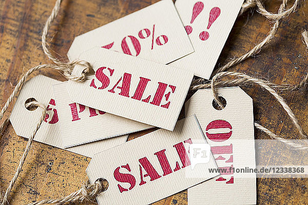 Sale tags  half-price