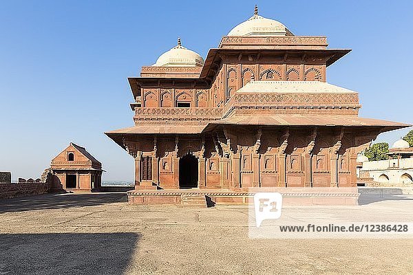 Das Haus von Birbal in Fatehpur Sikri  Fatehpur Sikri  Uttar Pradesh  Indien  Asien