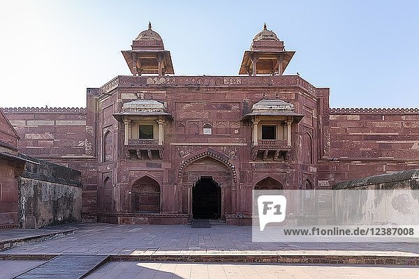 Der Palast von Jodha Bai  Fatehpur Sikri  Uttar Pradesh  Indien  Asien