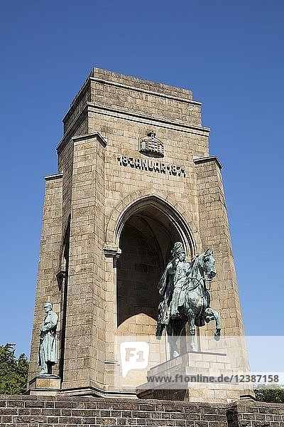 Denkmal für Kaiser Wilhelm I.  Dortmund  Ruhrgebiet  Nordrhein-Westfalen  Deutschland  Europa