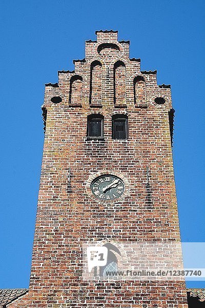 Backsteinbau Turm des Klosters Ystad Baujahr 1267 Ystad Scania Schweden Europa