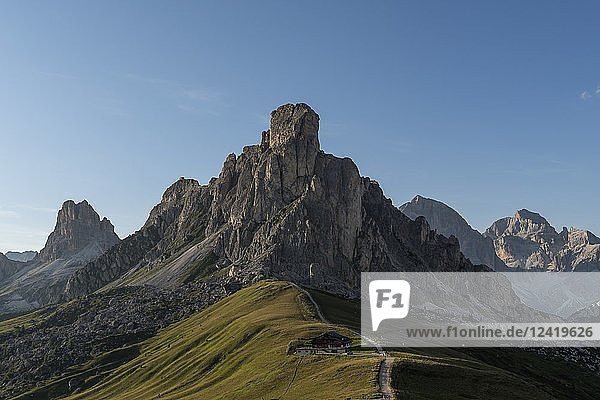 Italy  Alps  Dolomites  Passo di Giau in the morning