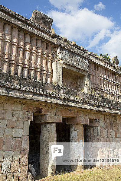 Mayan Ruins  The Palace  Puuc Style  Chacmultun Archaeological Zone  Chacmultan  Yucatan  Mexico  North America