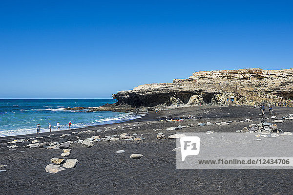 Ajuy Beach  Puerto de la Pena  Fuerteventura  Canary Islands  Spain  Atlantic  Europe
