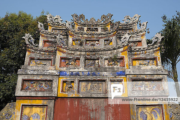 The Chuong Duc Gate in the Imperial City in the Hue Citadel UNESCO World Heritage Site Hue Vietnam Indochina Southeast Asia Asia