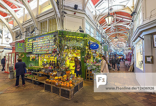 Gedeckter Markt  Oxford  Oxfordshire  England  Vereinigtes Königreich  Europa