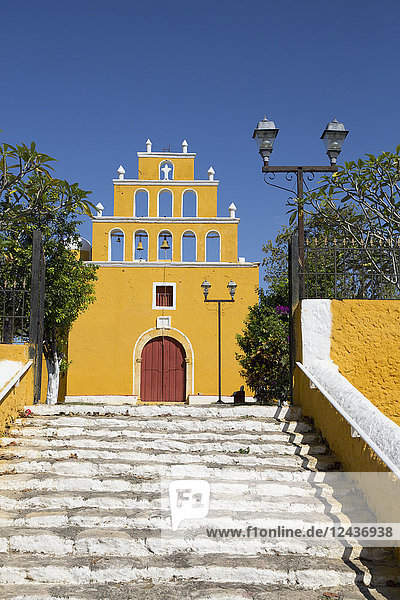 Kirche von San Pedro Apostol  gegründet 17. Jahrhundert  Tekal de Venegas  Yucatan  Mexiko  Nordamerika