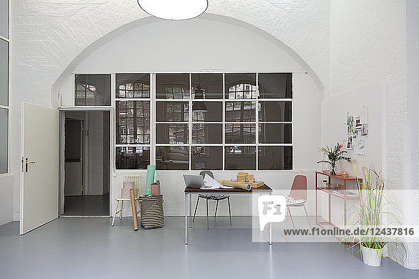 Interior of an architect's loft office