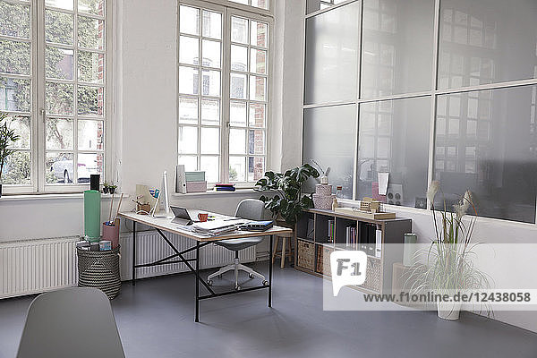 Interior of a business loft office