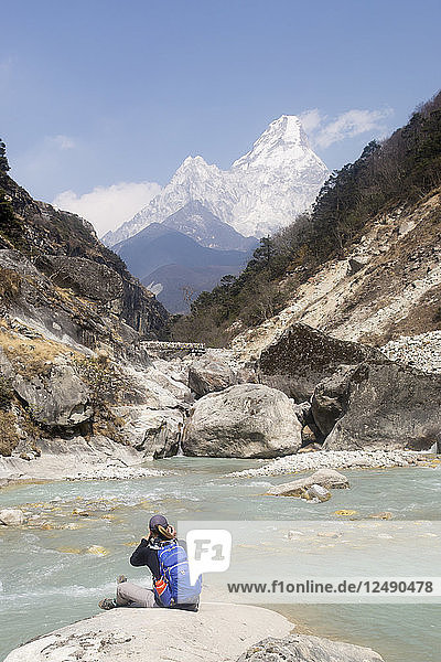 Szenen vom Everest Base Camp Trek in Nepal von Kathmandu aus.