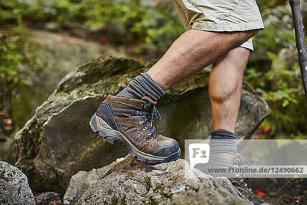 Close-up Of Male Hiker At Appalachian Trail