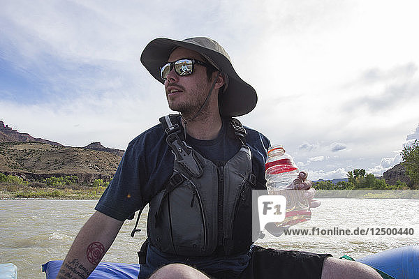 Good times rafting in Desolation Canyon on the Green River in Utah.