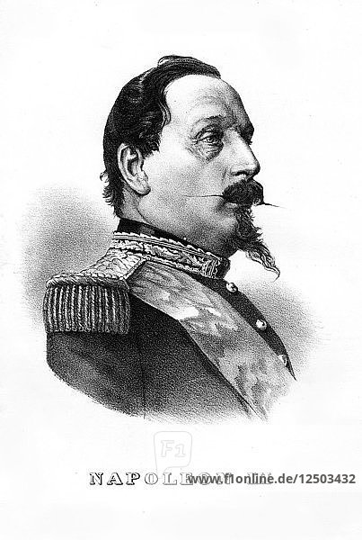 Napoleon III  President of the French Republic and Emperor of France  1860s. Artist: Unknown