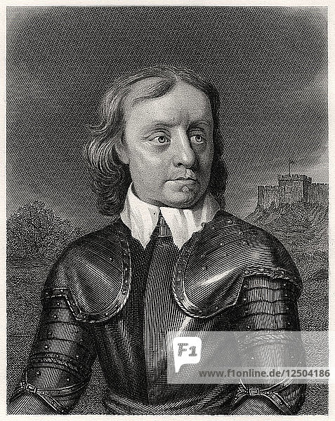 Oliver Cromwell  19. Jahrhundert. Künstler: Unbekannt