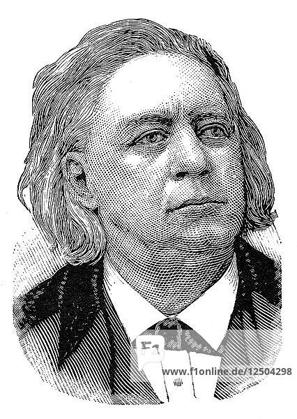 Henry Ward Beecher  American Congregational minister and writer. Artist: Unknown