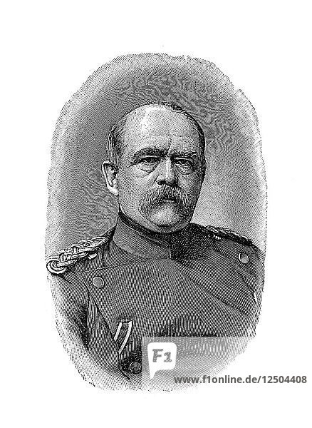 Otto von Bismarck  German statesman  1871. Artist: Unknown