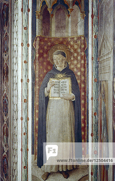 St Thomas Aquinas  mid 15th century. Artist: Fra Angelico