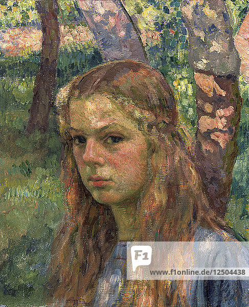 Porträt eines Mädchens  20. Jahrhundert. Künstler: Théo van Rysselberghe
