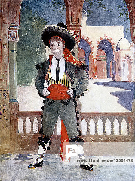 Edmund Payne in The Toreador  um 1902  Künstler: Ellis & Walery