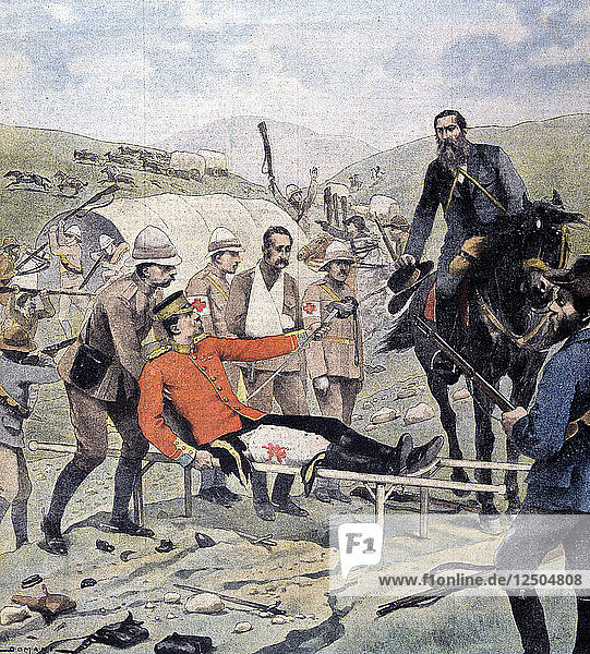 General Methuen surrendering to de la Rey  2nd Boer War  7 March 1902. Artist: Anon