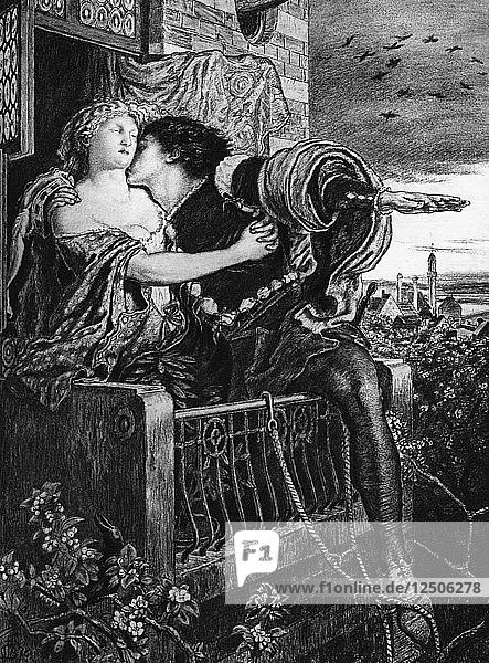 Romeo und Julia  Ende des 19. Jahrhunderts. Künstler: Unbekannt