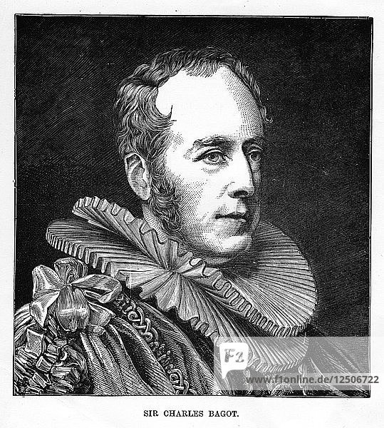 Sir Charles Bagot  englischer Diplomat  19. Jahrhundert. Künstler: Unbekannt